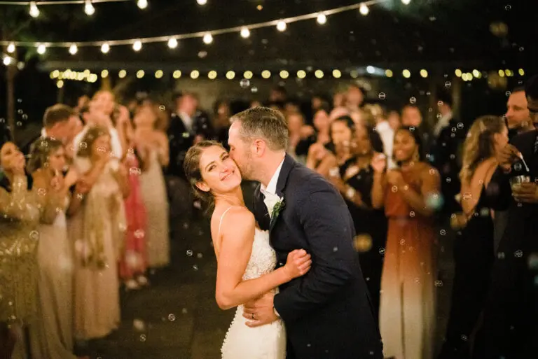 sparkler exit at Roche Harbor Resort wedding