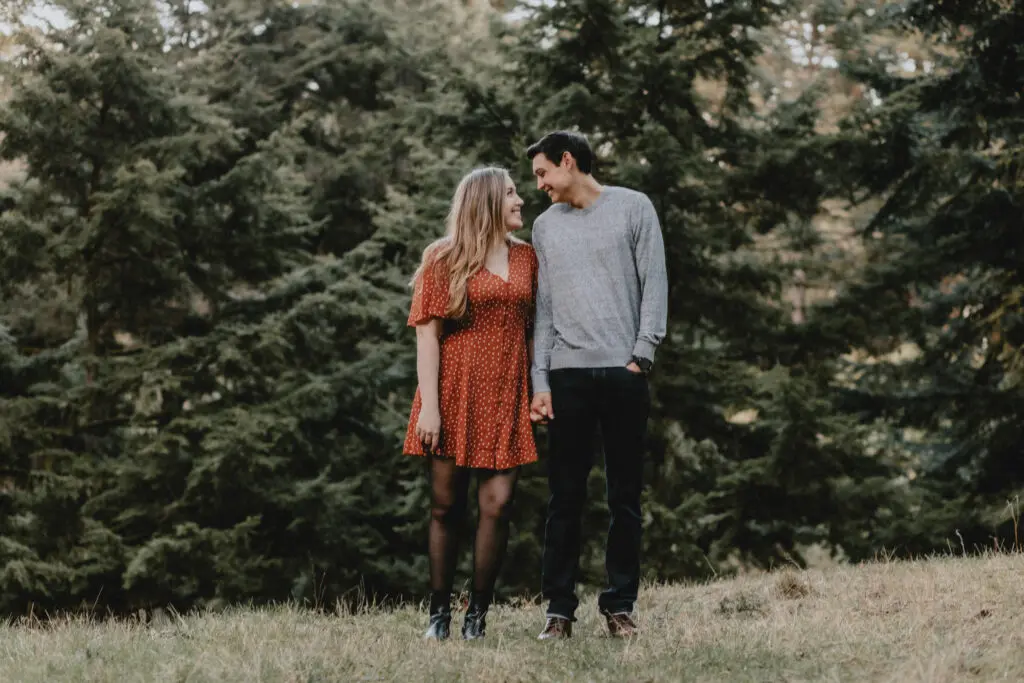 Washington Park Portland Engagement // Alex + Danny -