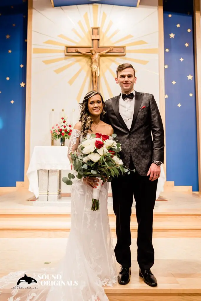 St. Mary Magdalen Parish Wedding // Christina + Tim -
