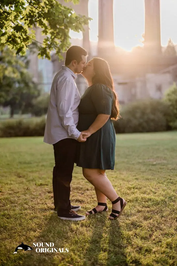 St. John's Cathedral Park Engagement // Eva + Aaron -