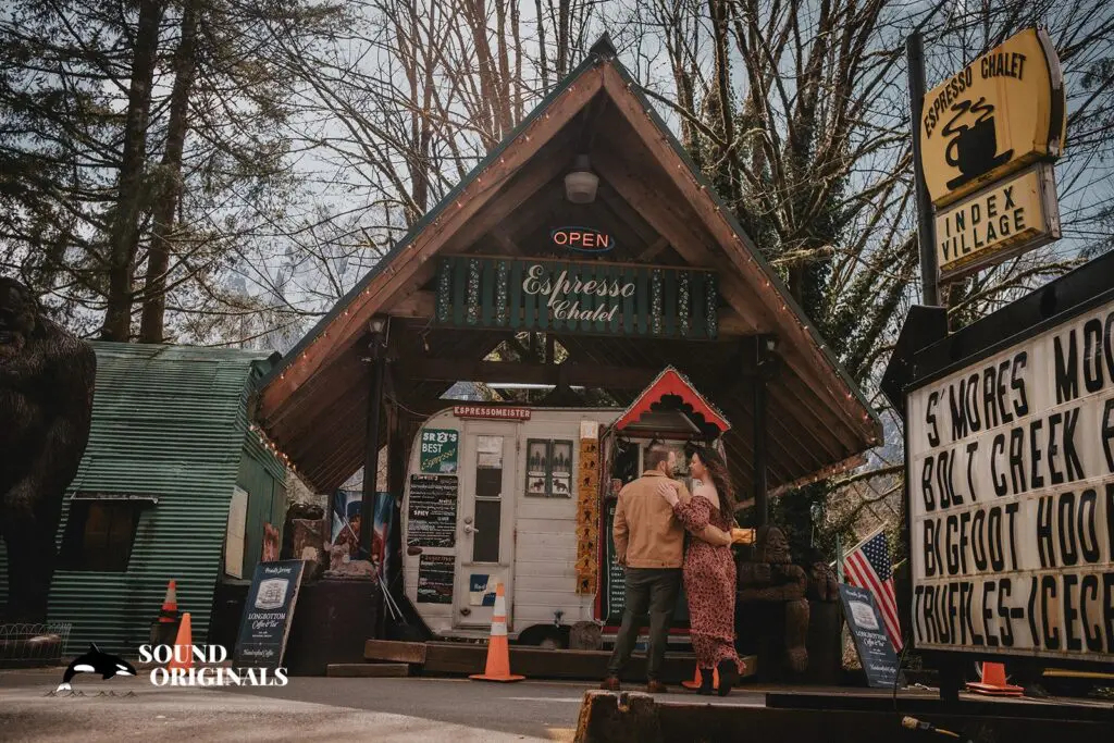 Espresso Chalet Index Engagement // Danielle & Nixon -