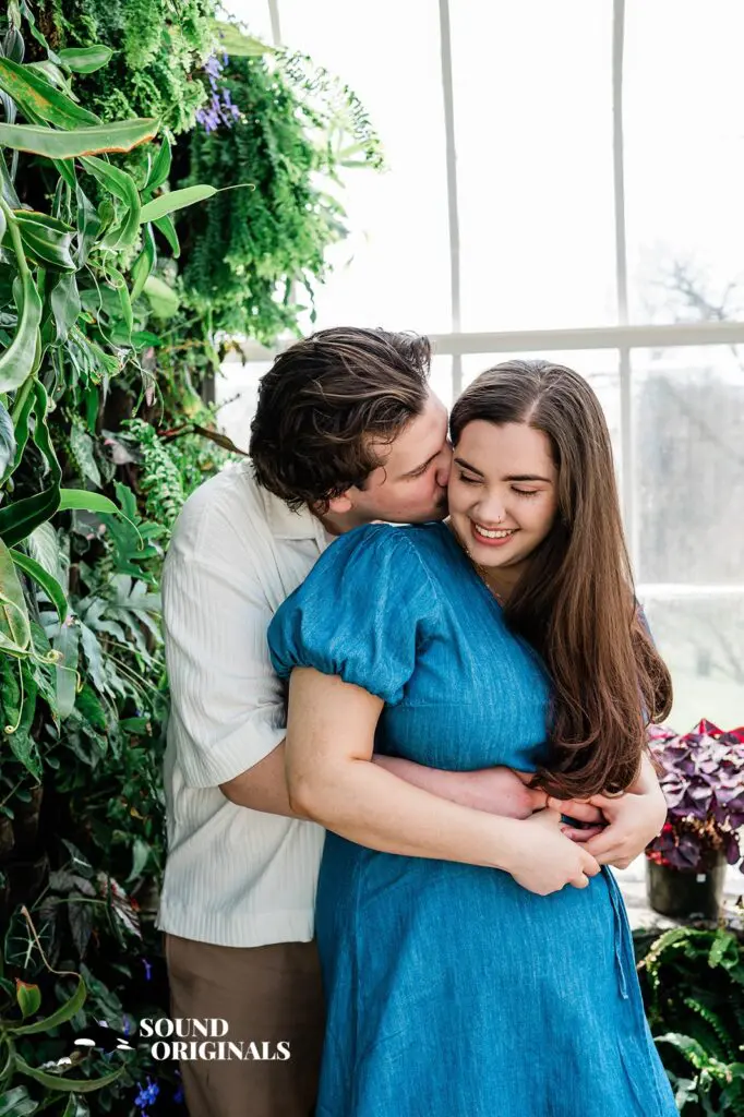WW Seymour Conservatory Engagement // Victoria + Benjamin -