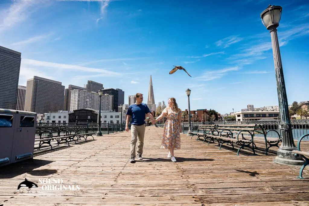 San Francisco Embarcadero Engagement // Amelia + Aymeric -