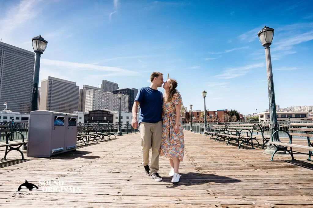 San Francisco Embarcadero Engagement // Amelia + Aymeric -