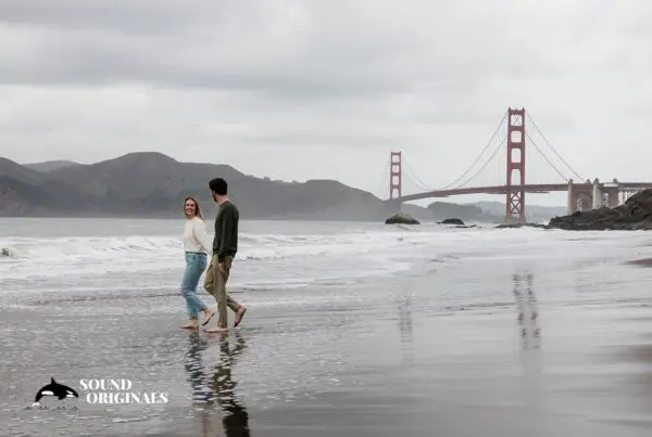 Baker Beach engagement photography by San Francisco Wedding Photography & Videography, one of the 24 Best Places for Engagement Photos in San Francisco