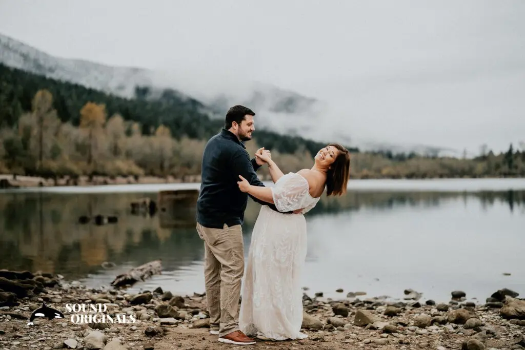 Rattlesnake Lake Engagement // Ashley + Dallas -