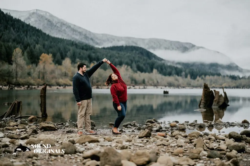 Rattlesnake Lake Engagement // Ashley + Dallas -