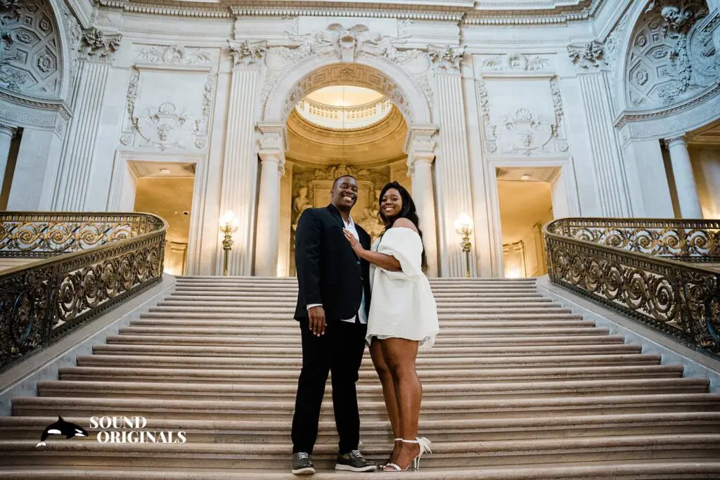 San Francisco City Hall Engagement // Desiree + Myles -