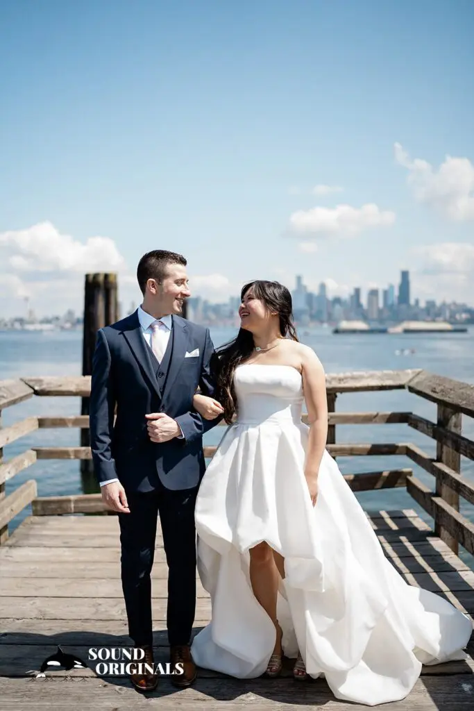 Salty's on Alki Wedding // Risa + Dave -