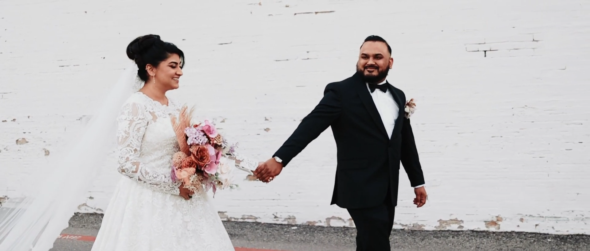 Gather in Downtown McKinney Wedding Video // Unzila & Ali -