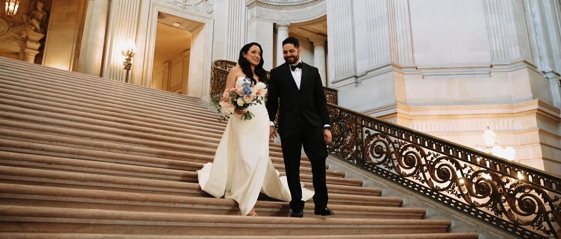 San Francisco City Hall Wedding Video // Cristal & Bradley -