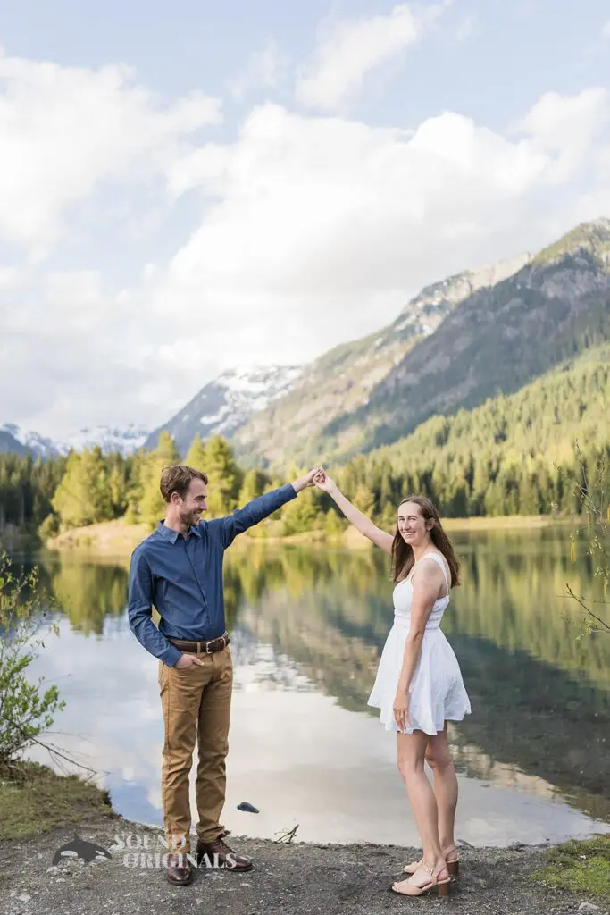 Gold Creek Pond Engagement // Sarah + Phillip -