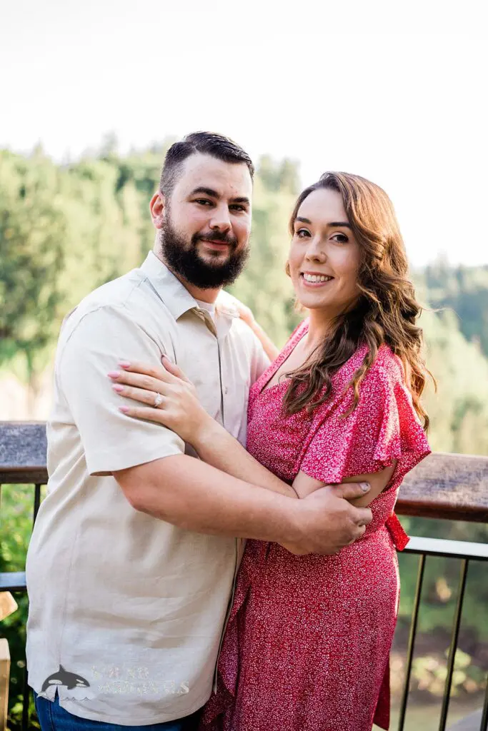 Snoqualmie Falls Engagement // Amanda + Zachary -
