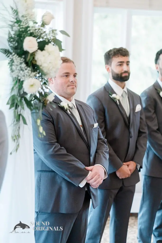 The groomsmen at Royal Melbourne Country Club Wedding