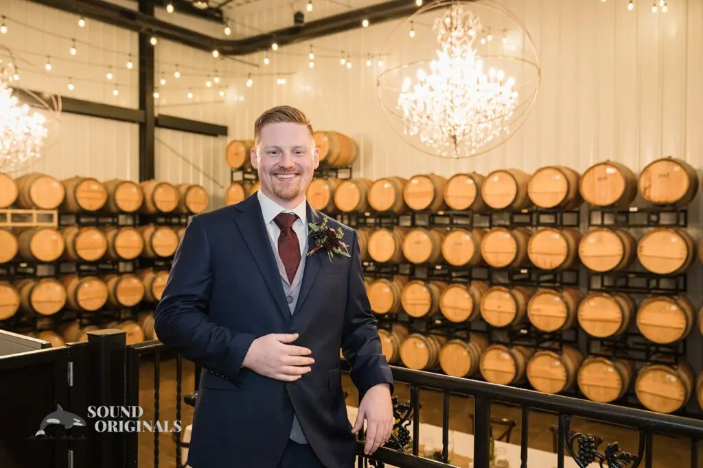 Dapper groom at Folino Estate Winery