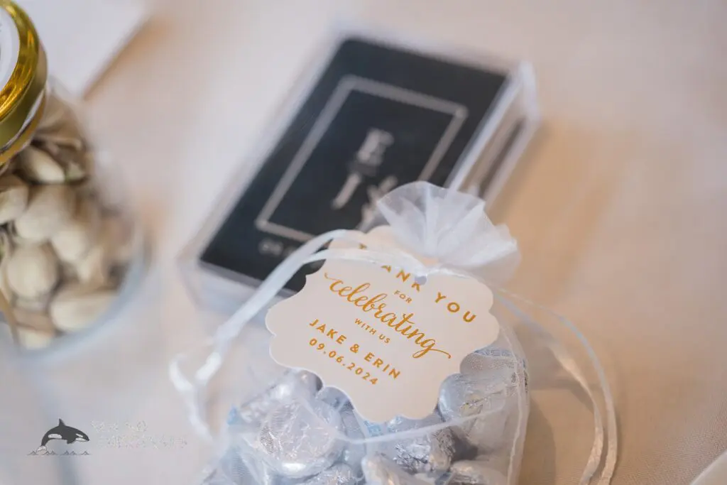 wedding thank you gift at Folino Estate Winery