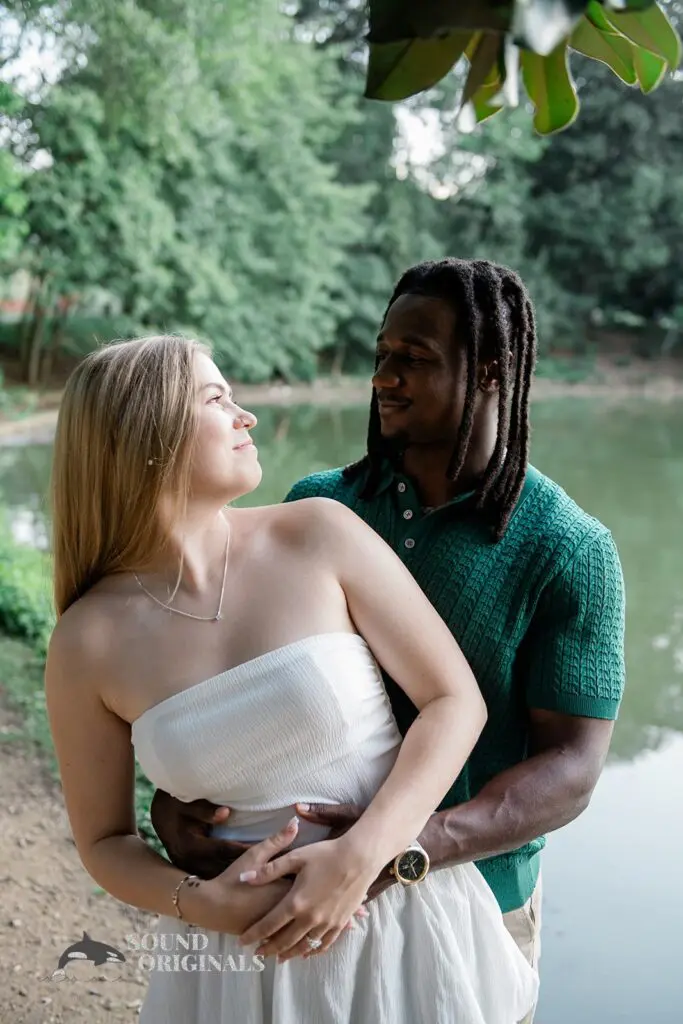 Piedmont Park Engagement // Cynthia + Justus -