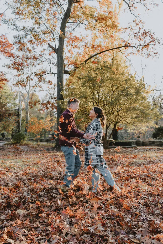 Cleveland Cultural Gardens Engagement // Brooklyn + Justin -