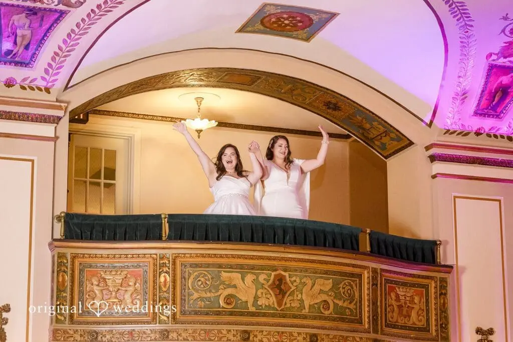 Masonic Temple Wedding // Brit & Sarah -