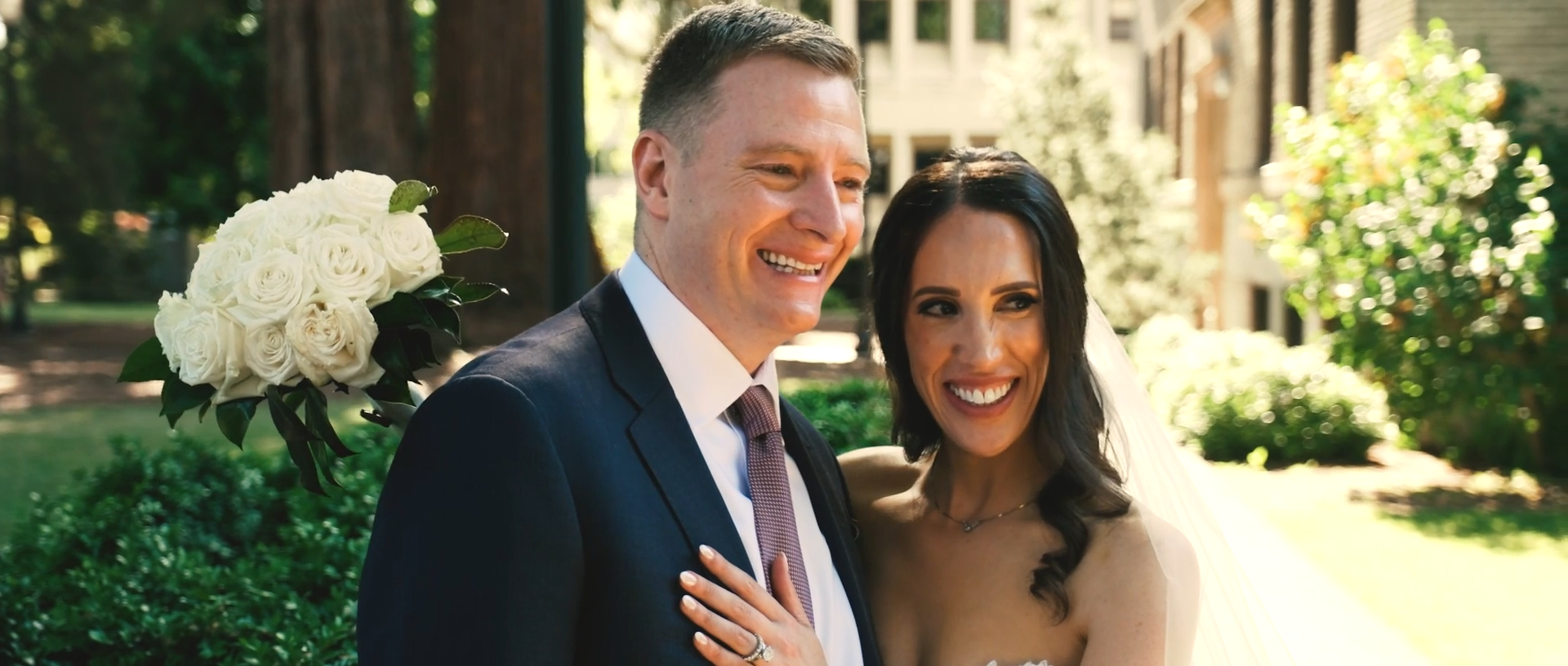 International Rose Test Garden Wedding Video // Erika & John -