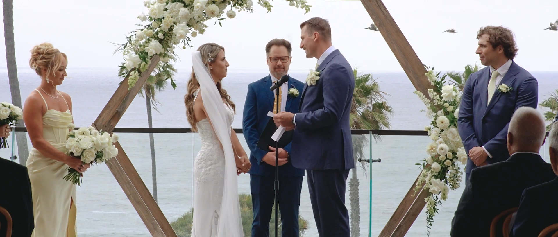 La Jolla Cove Rooftop Wedding Video // Lindsay & Ben -