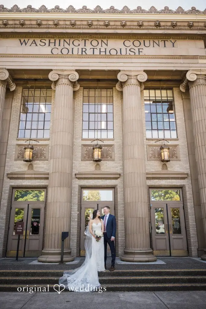 Hillsboro Court House Wedding // Erika & John -