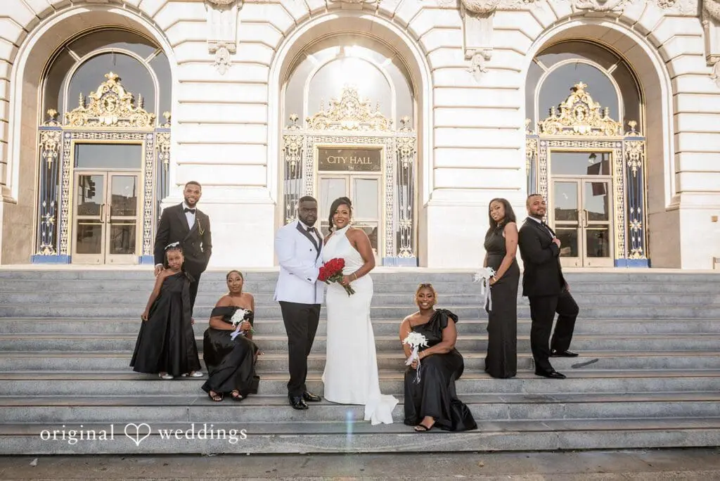 San Francisco City Hall Wedding // Christy & Gbadebo -