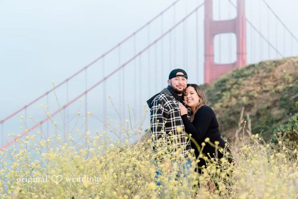 Battery Spencer engagement photography by San Francisco Wedding Photography & Videography, one of the 24 Best Places for Engagement Photos in San Francisco