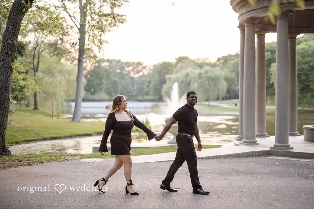 Larz Anderson Park Engagement // Kelsea & Brendan -