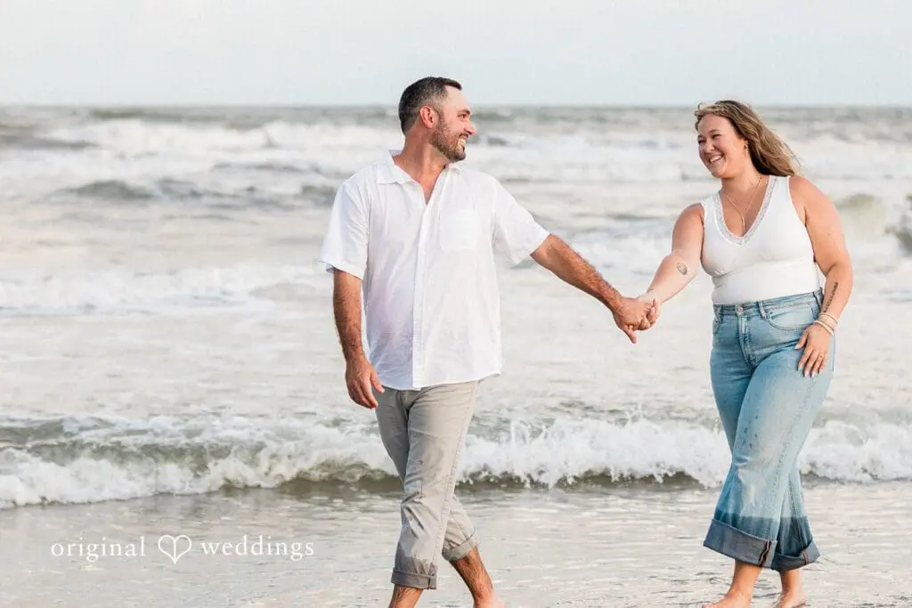 Folly Beach Engagement // Alex & Courtney -