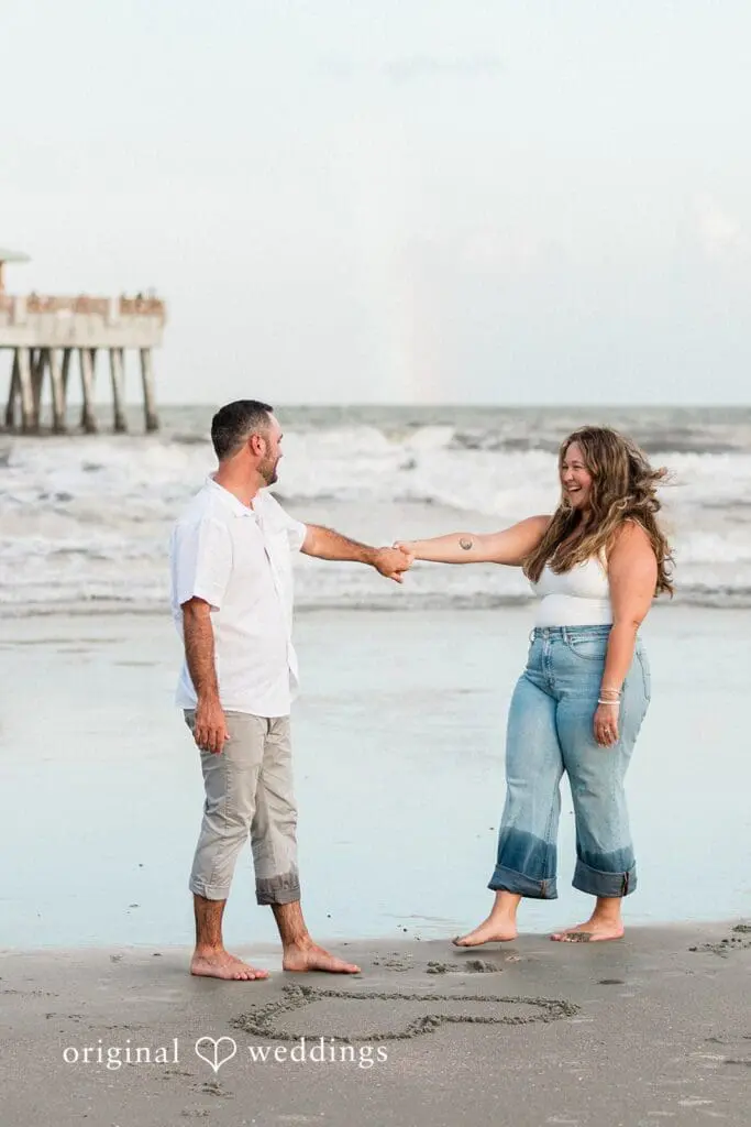 Folly Beach Engagement // Alex & Courtney -