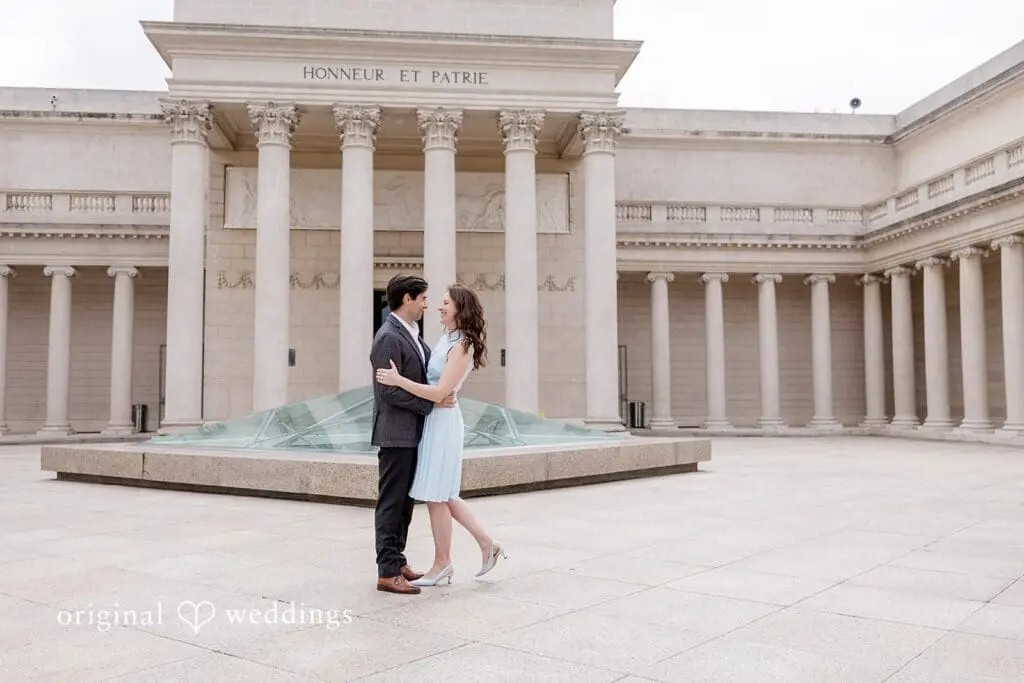 Legion of Honor engagement photography by San Francisco Wedding Photography & Videography, one of the 24 Best Places for Engagement Photos in San Francisco