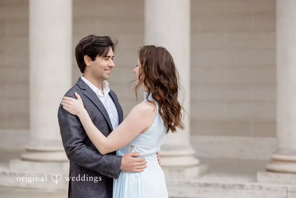 Legion of Honor engagement photography by San Francisco Wedding Photography & Videography, one of the 24 Best Places for Engagement Photos in San Francisco