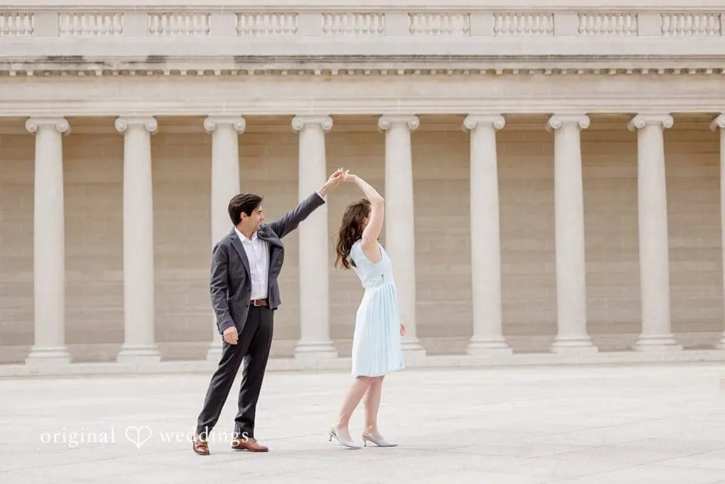 Legion of Honor engagement photography by San Francisco Wedding Photography & Videography, one of the 24 Best Places for Engagement Photos in San Francisco