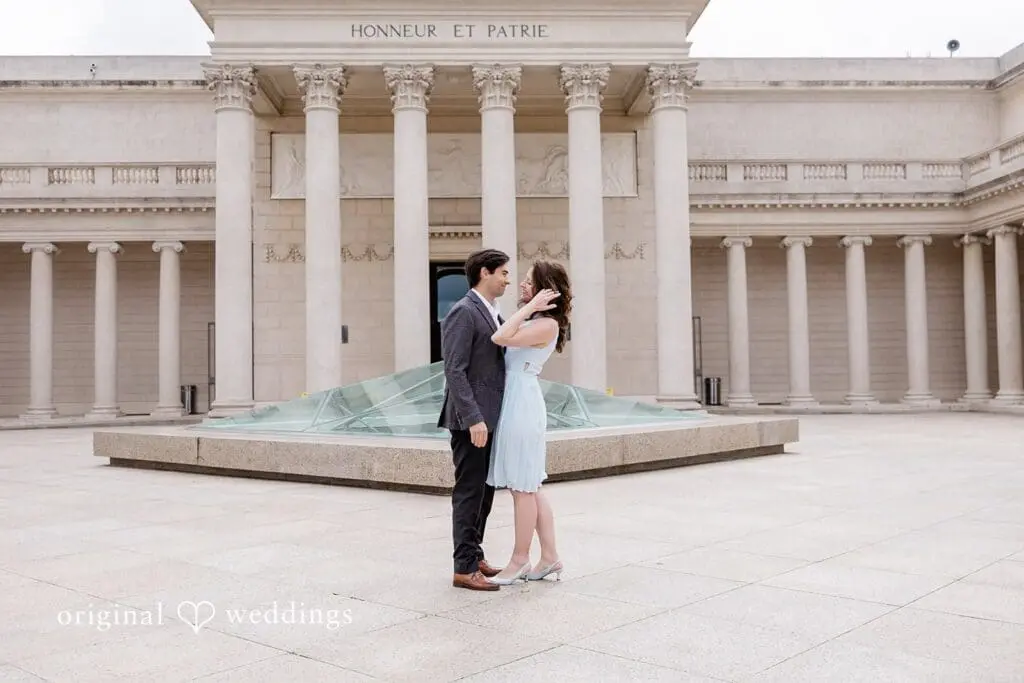 Legion of Honor engagement photography by San Francisco Wedding Photography & Videography, one of the 24 Best Places for Engagement Photos in San Francisco