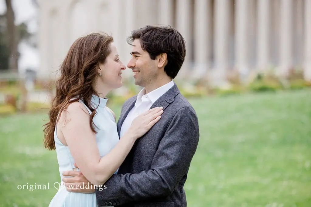 Legion of Honor engagement photography by San Francisco Wedding Photography & Videography, one of the 24 Best Places for Engagement Photos in San Francisco