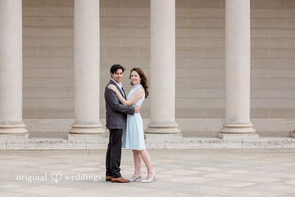 Legion of Honor engagement photography by San Francisco Wedding Photography & Videography, one of the 24 Best Places for Engagement Photos in San Francisco
