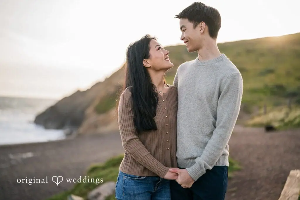 Marin Headlands - Rodeo Beach Engagement Photography by San Francisco Wedding Photography & Videography