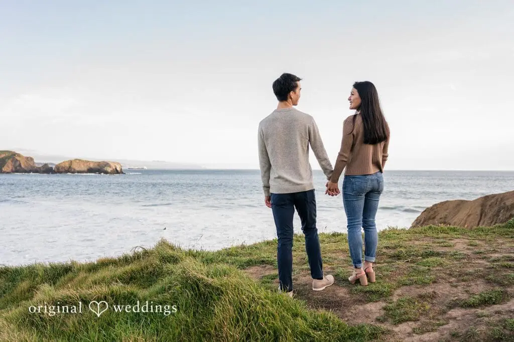 Marin Headlands - Rodeo Beach Engagement Photography by San Francisco Wedding Photography & Videography