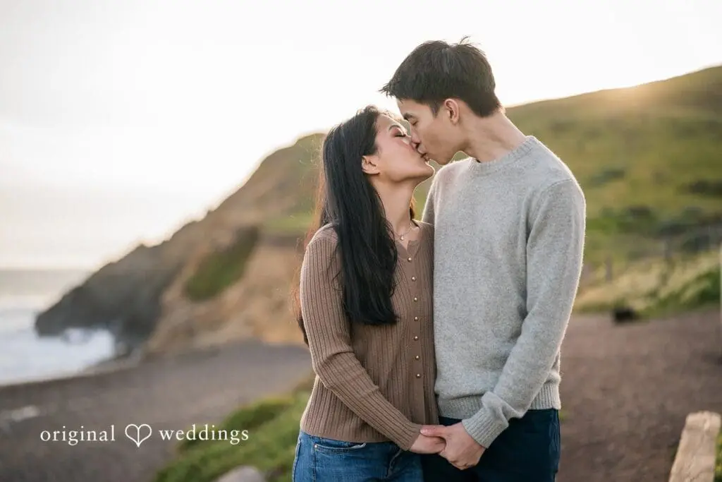 Marin Headlands - Rodeo Beach Engagement Photography by San Francisco Wedding Photography & Videography