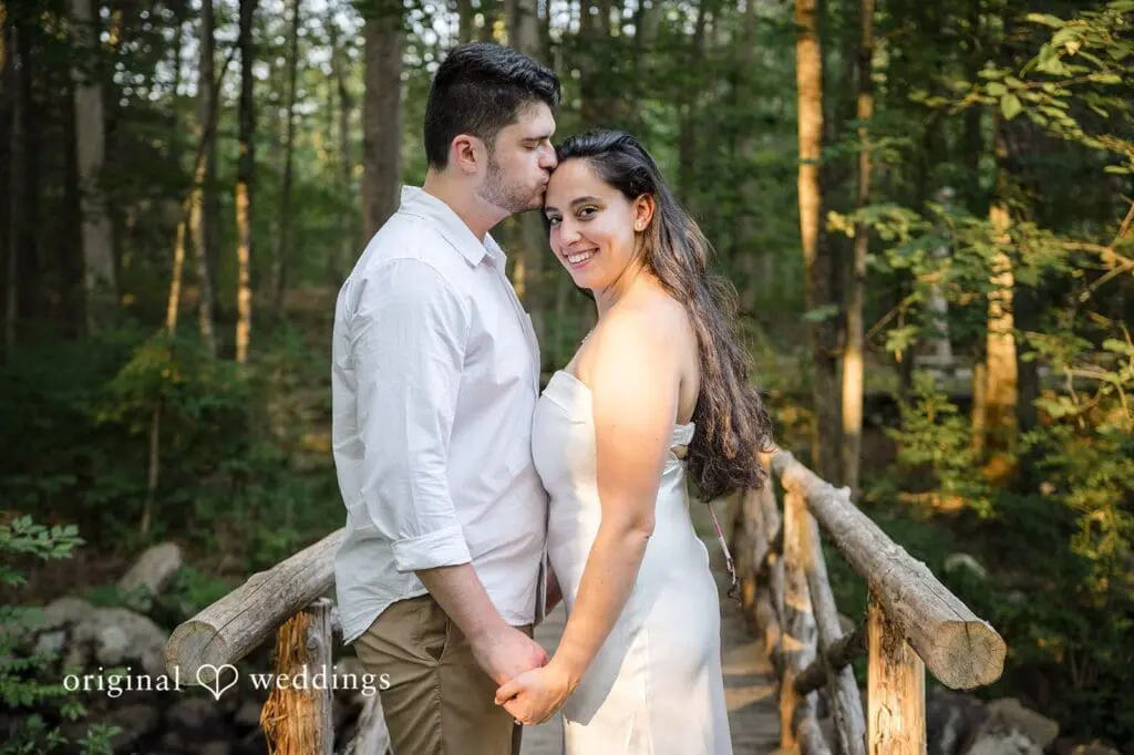 Stamford Bartlett Arboretum & Gardens Engagement // Chloe & Brandon -