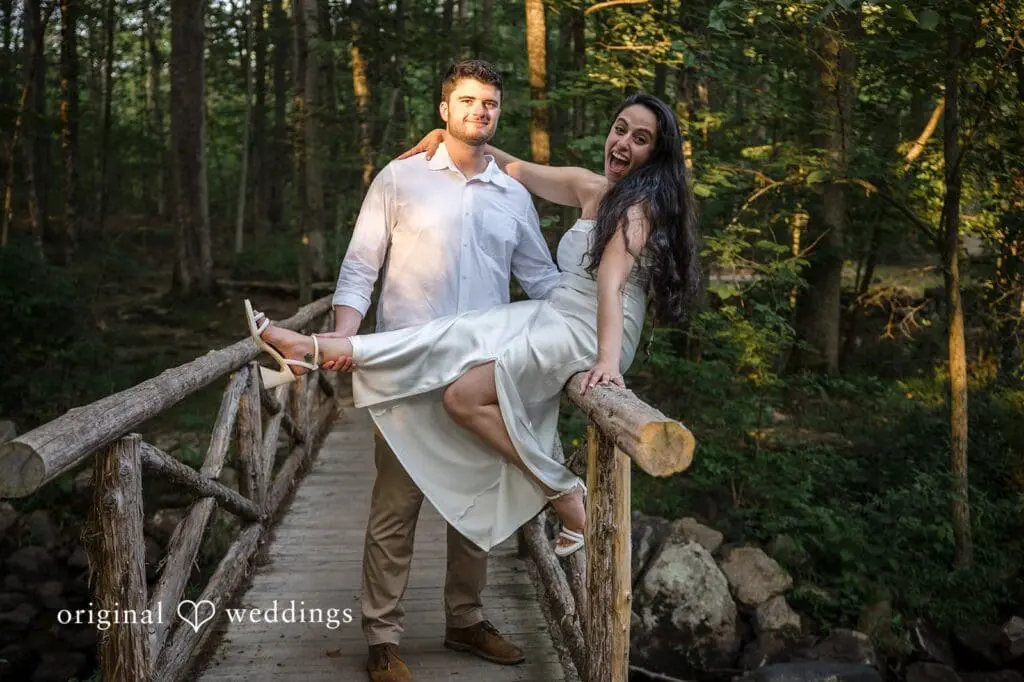 Stamford Bartlett Arboretum & Gardens Engagement // Chloe & Brandon -