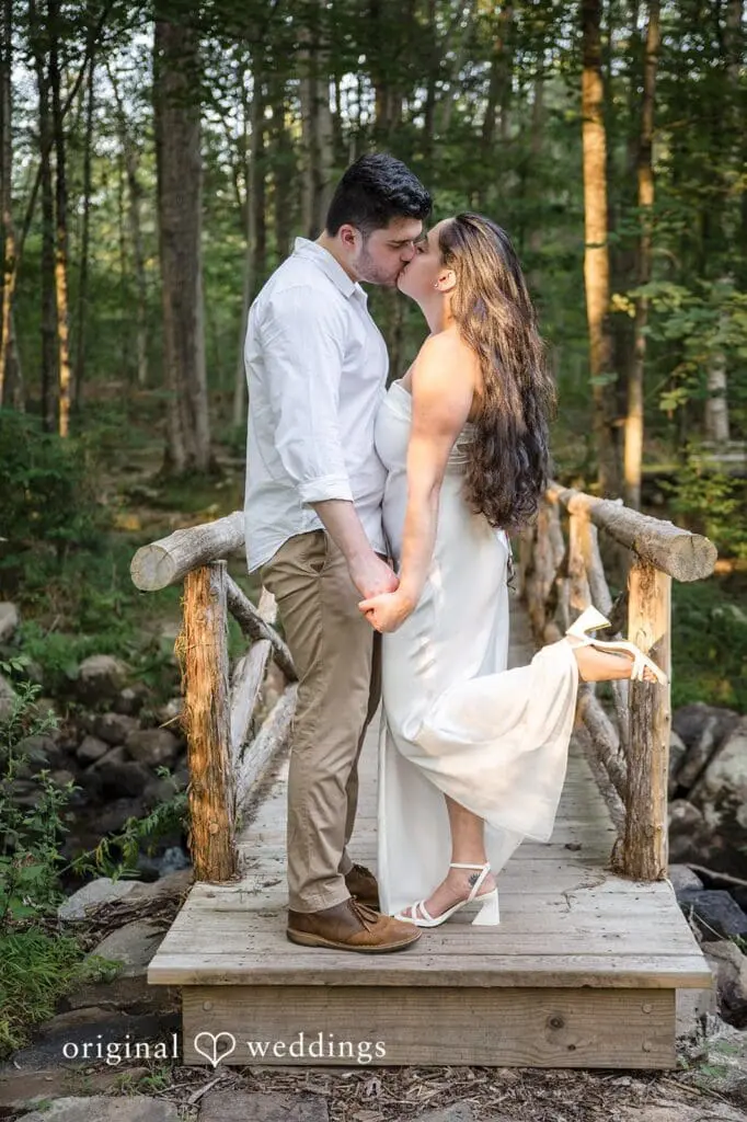 Stamford Bartlett Arboretum & Gardens Engagement // Chloe & Brandon -
