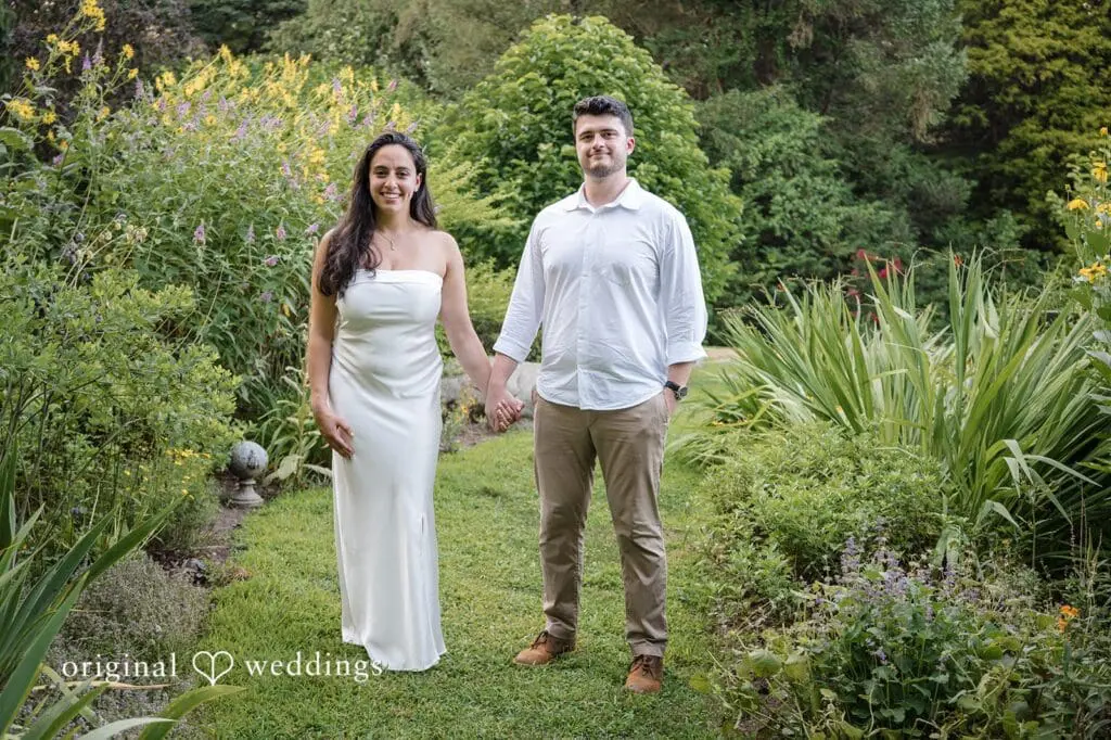 Stamford Bartlett Arboretum & Gardens Engagement // Chloe & Brandon -
