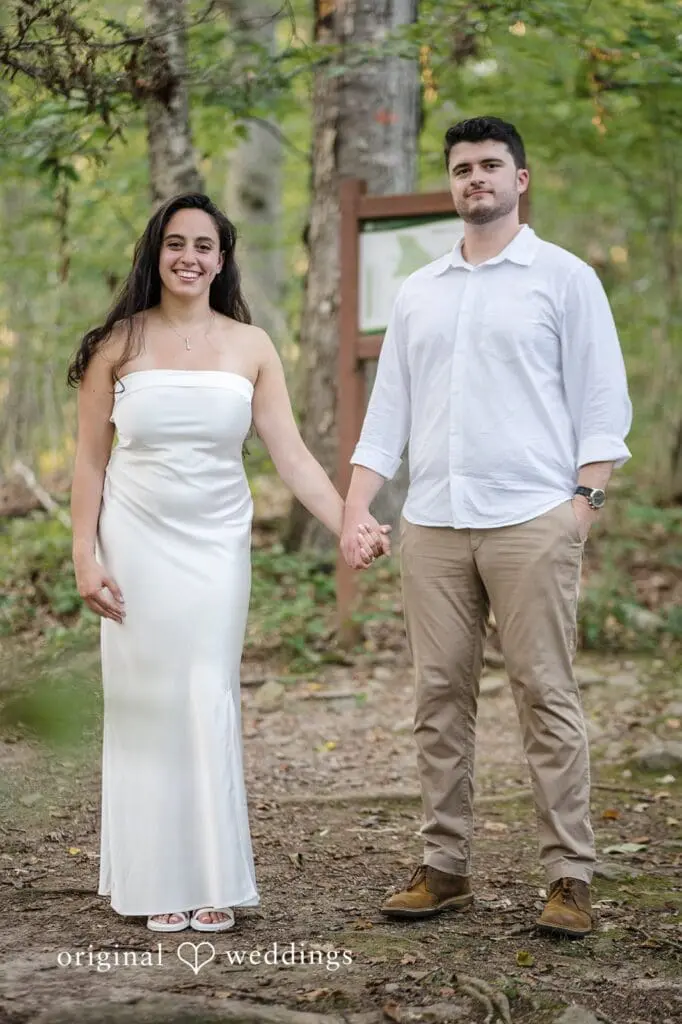Stamford Bartlett Arboretum & Gardens Engagement // Chloe & Brandon -