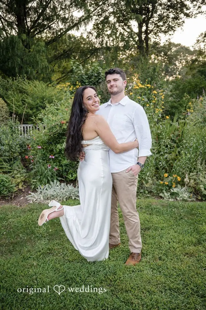 Stamford Bartlett Arboretum & Gardens Engagement // Chloe & Brandon -