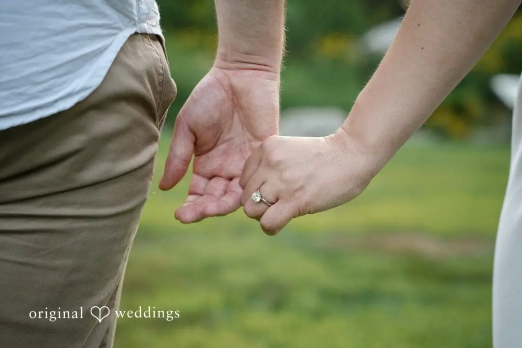 Stamford Bartlett Arboretum & Gardens Engagement // Chloe & Brandon -