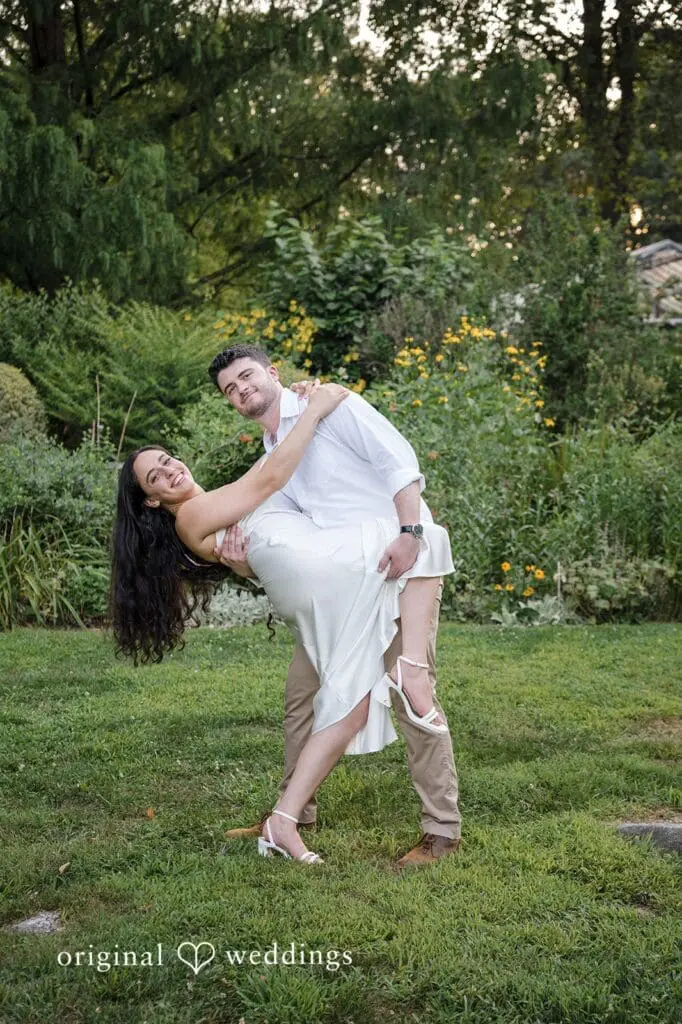 Stamford Bartlett Arboretum & Gardens Engagement // Chloe & Brandon -