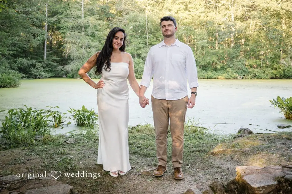 Stamford Bartlett Arboretum & Gardens Engagement // Chloe & Brandon -