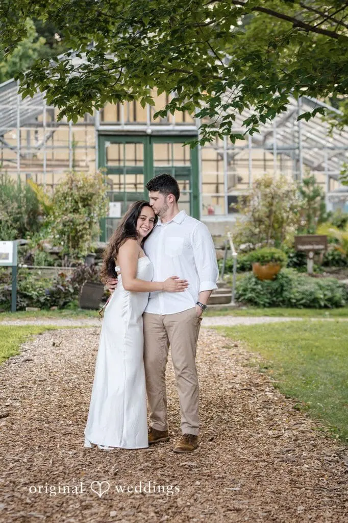 Stamford Bartlett Arboretum & Gardens Engagement // Chloe & Brandon -